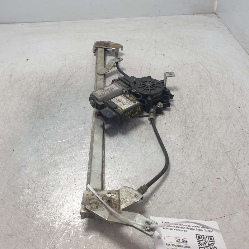 RT50SCM Motorino meccanismo alzavetro alzacristalli Renault Megane Scenic 2002-10 anteriore sinistro SX
