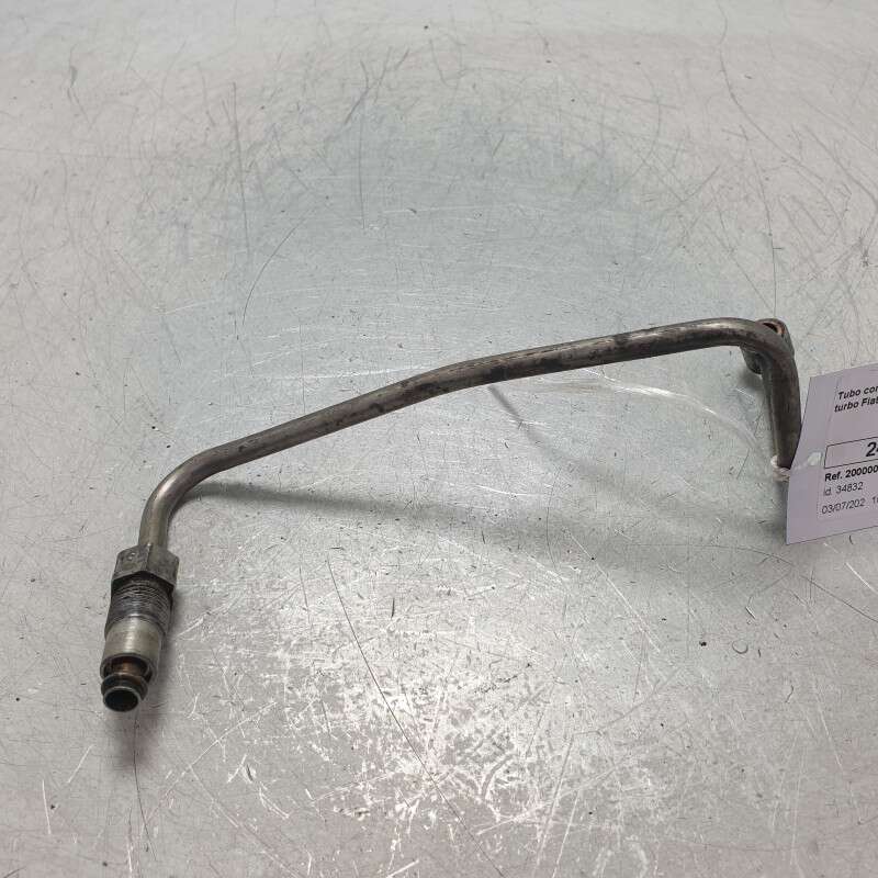 Tubo condotto olio turbina turbocompressore turbo Fiat Alfa Romeo 1.3 MJT turbina alta 2009