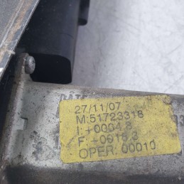 51723318 motorino meccanismo alzavetro alzacristalli Fiat Bravo 2° serie 198 2007-10 anteriore sinistra SX