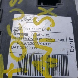 981405-103 motorino meccanismo alzavetro alzacristalli Ford Focus MK2 2006 anteriore sinistro SX