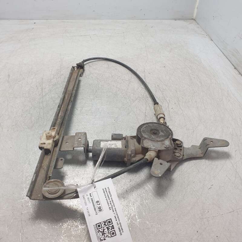 77742470 motorino meccanismo alzavetro alzacristallo Fiat Panda 1° serie 141 1986-03 anteriore sinistro SX