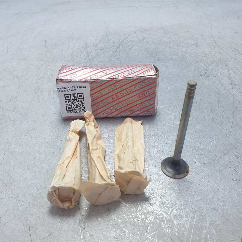 57.20.028 set kit 4 valvole scarico Ford Capri Escort Fiesta 1298cc 110x8x31,5 mm