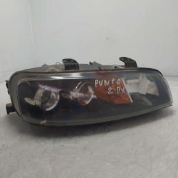 46522719 faro fanale proiettore Fiat Punto 2° serie 188 1999-03 anteriore destro DX gancio interno rotto