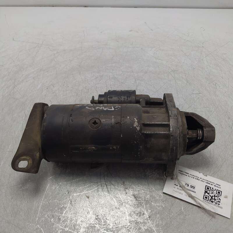 986017960 motorino di avviamento Jeep Cherokee XJ 2.5 CRD 4X4 1988-91 Bosch