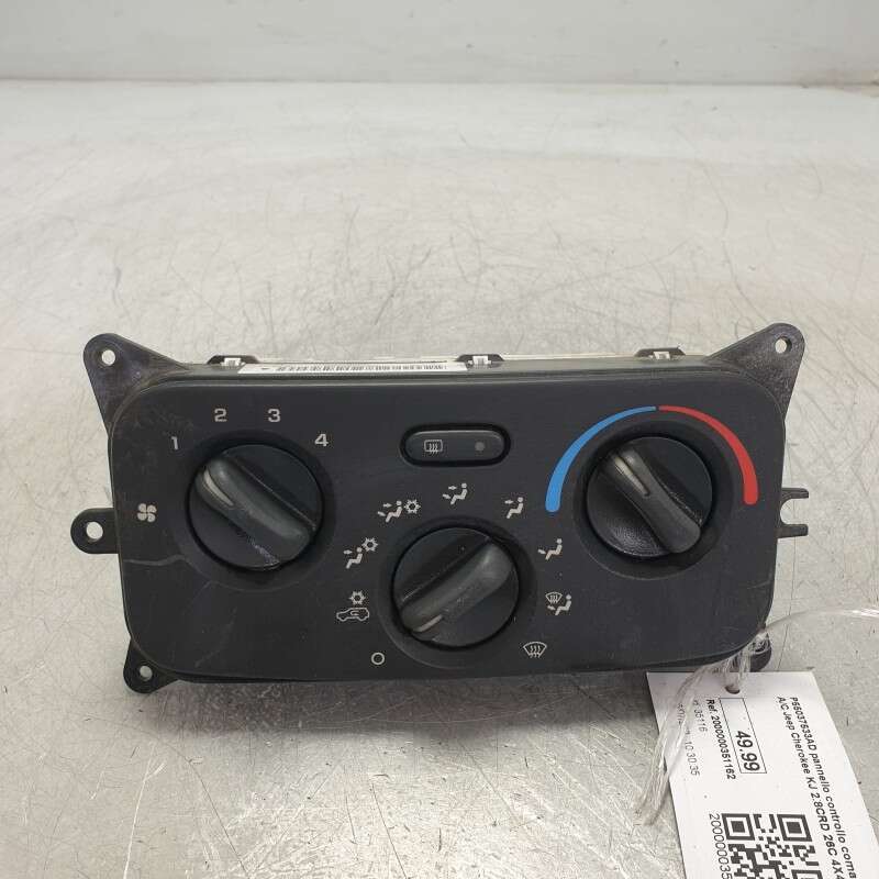 P55037533AD pannello controllo comandi clima A/C Jeep Cherokee KJ 2.8CRD 26C 4X4 2004