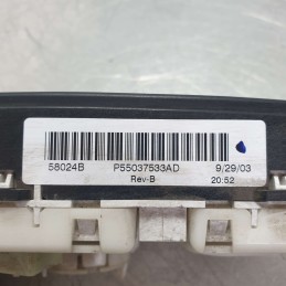 P55037533AD pannello controllo comandi clima A/C Jeep Cherokee KJ 2.8CRD 26C 4X4 2004