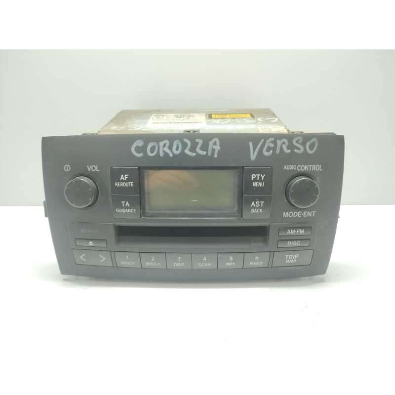 AUTORADIO STEREO LETTORE CD TOYOTA COROLLA VERSO MK2 2001-07 86120-13060-BO