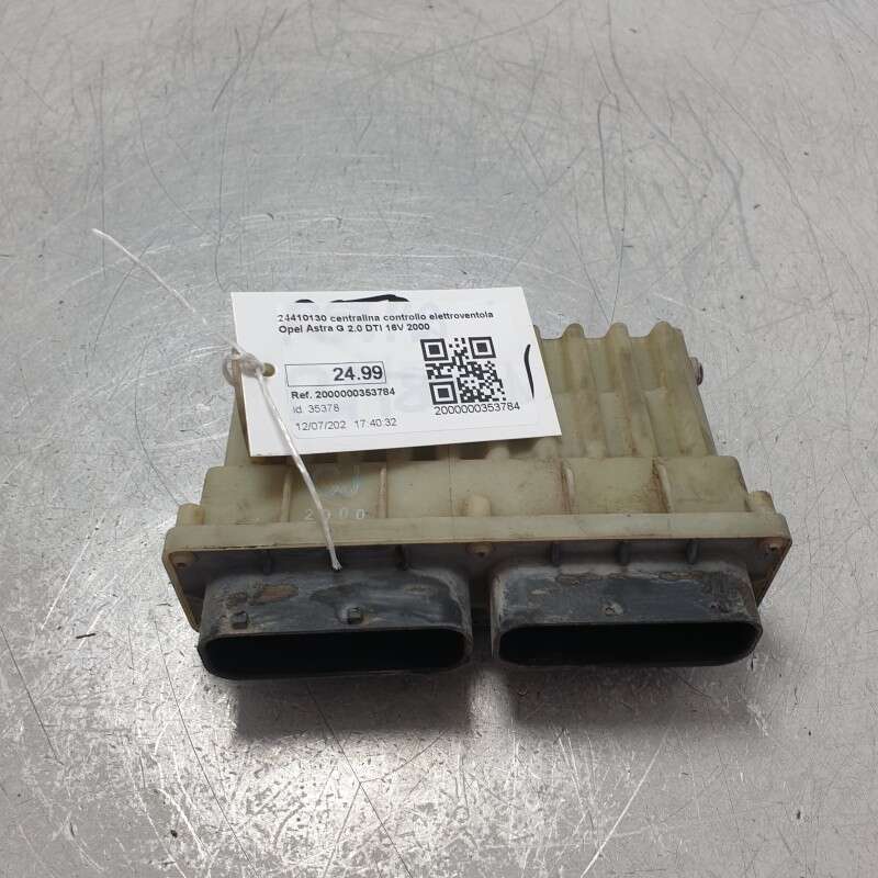 24410130 centralina controllo elettroventola Opel Astra G 2.0 DTI 16V 2000