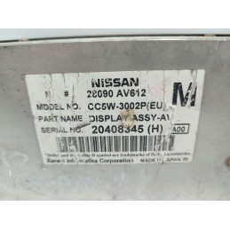28090AV612 SCHERMO LCD DISPLAY NISSAN PRIMERA P12 2002 20408345