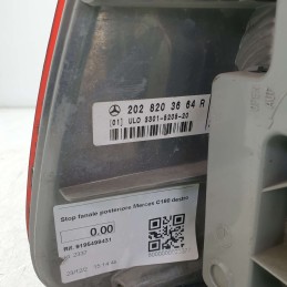 2028203664 Stop fanale faro luci posteriore dx Mercedes classe C W202 1997