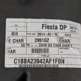 C1BBA23942A pannello rivestimento interno portiera Ford Fiesta VI MK6 2008-17 anteriore destro DX