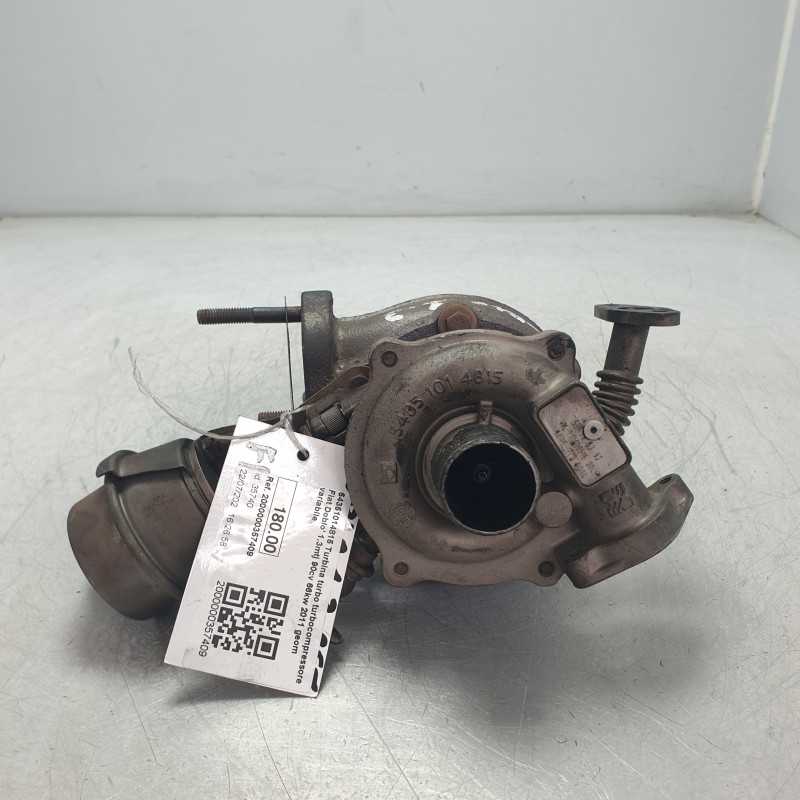 54351014815 Turbina turbo turbocompressore Fiat Doblo' 1.3mtj 90cv 66kw 2011 geom variabile