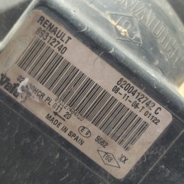 8200412742 Faro fanale proiettore luci frontali dx  Renault Megane 1.5d 78kw K9KP7 2007 1 gancio rotto