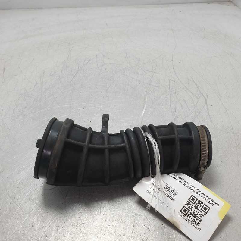91291630020555 tubo condotto manicotto aria svralimentazione Opel Astra G 1.7 DTI 2002