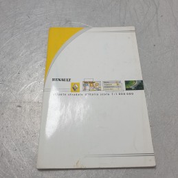 Manuali istruzioni libretto manutenzione Renault Megane 1.5d 78kw K9KP7 2007