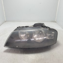 8P0941003K Faro fanale proiettore luci anteriore sinistro Audi A3 8P1 2003-06 1 GANCIO ROTTO privo di lampade