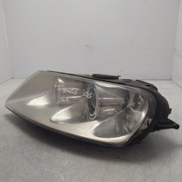 7L6941017BG Faro fanale proiettore luci frontali ant SX XENON Volkswagen Touareg 2002-06 ganci rotti attenzionare foto