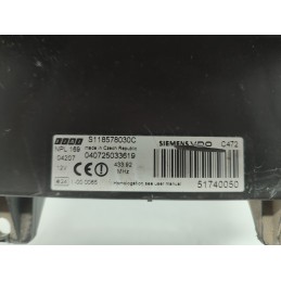 CENTRALINA SCATOLA FUSIBILI BODY COMPUTER FIAT PANDA 169 2° SERIE 51740050