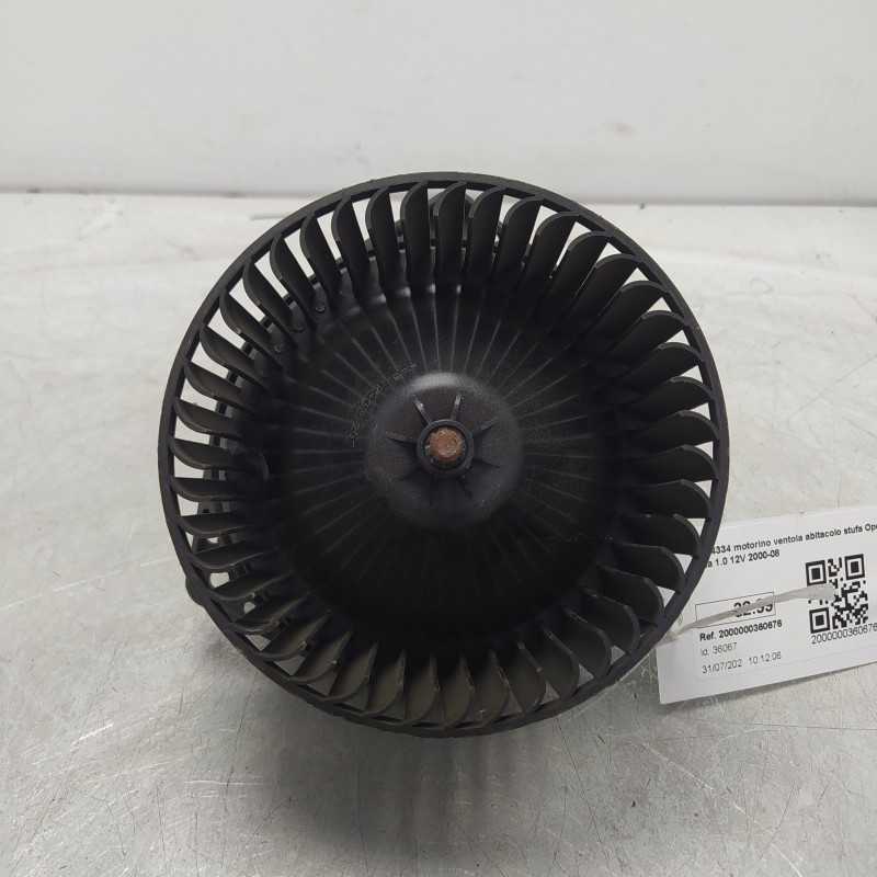09214334 motorino ventola abitacolo stufa Opel Agila 1.0 12V 2000-08