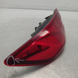 265554091R faro fanale stop Renault Clio 1.5 55kw K9KC6 2015 posteriore SX esterno leggermente danneggiato