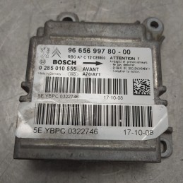 9665699780 centralina airbag Peugeot 207 1.4 8V 54 KW 5P GPL 2009