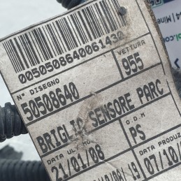 50508640 Cablaggio sensori parcheggio posteriore paraurti Alfa Romeo Mito 955 2008-18