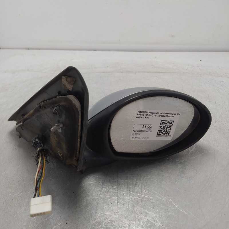 735294282 specchietto retrovisore laterale Alfa Romeo 147 (937) 1.9 JTD 2000-10 ant DX elettrico 5 fili