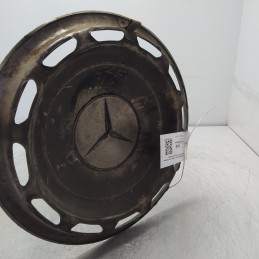 Coppa copricerchio coppetta ruota Mercedes epoca 387 mm metallo da restaurare con ammaccatura