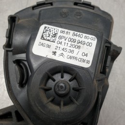 9681844080 potenziometro pedale acceleratore Peugeot 207 1.4 8V 54 KW 5P GPL 2009