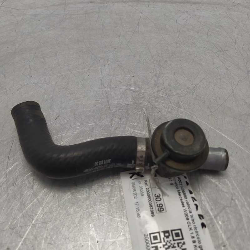 A0021405560 valvola tubo ricircolo gas di scarico Mercedes W209 CLK 1.8 B Kompressor 2005