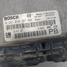 24417167 centralina ecu modulo controllo motore Opel Astra G 5P 2.0 D 1998-06 Bosch