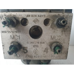 7700423070 centralina pompa ABS freni Renault Megane Scenic JA 1.9 DTI 1999 Bosch