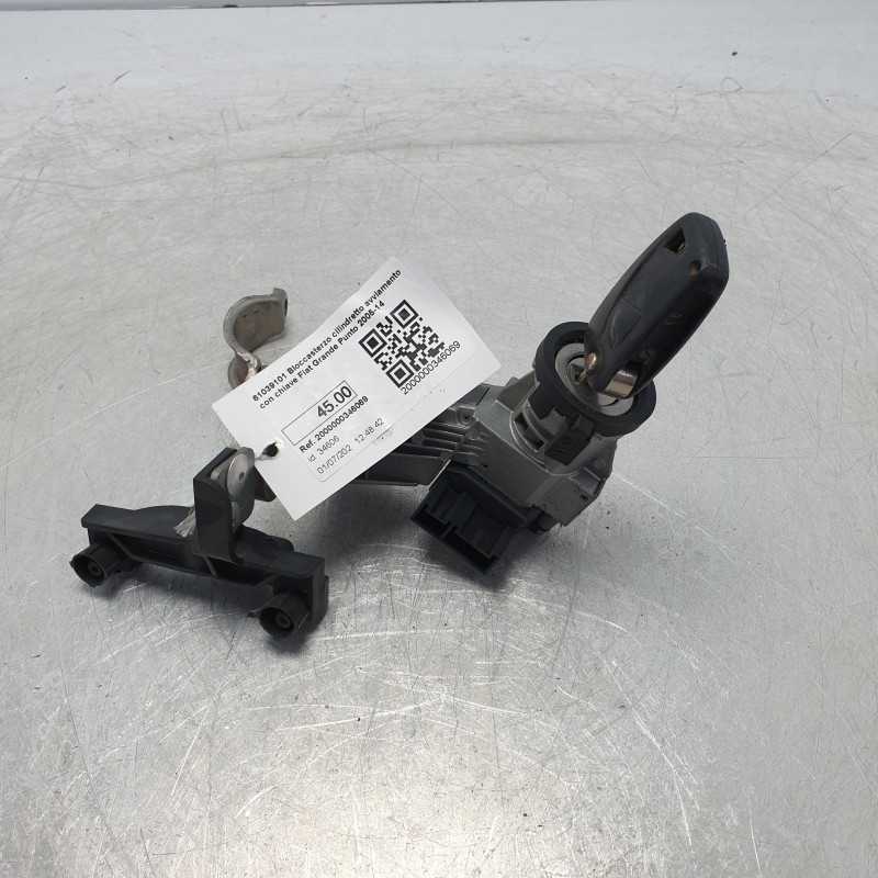 61039101 Bloccasterzo cilindretto avviamento con chiave Fiat Grande Punto 2005-14