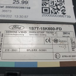 1S7T15K600FD Centralina comfort Ford Focus 2001 