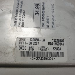 3M5112A650LA Centralina motore ecu Ford Focus 1.8tdci Delphi  2004 12240250 R0411C004J