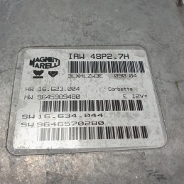 9645989480 Centralina ecu motore Citroen C2  1.1benz 44kw HFX 2004 IAW48P2.7H 9646570280