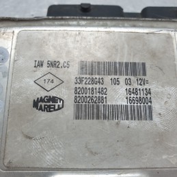 8200181482 Centralina ECU motore Renault Clio 1.2 benz 55kw 72cv D4FB7 2003 8200262881 IAW5NR2C5