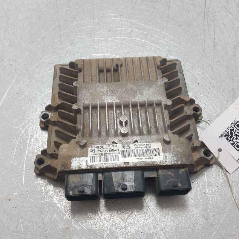 SW9653577680 Centralina ecu motore Peugeot Ranch 2.0 d 66kw 90cv RHY 2004 5WS40155A-T HW9647423360