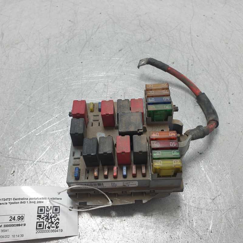 51724721 Centralina portafusibili fusibiliera Lancia Ypsilon 843 1.3mtj 2004