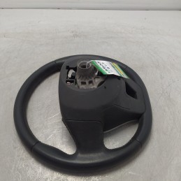 484300005R volante guida sterzo Renault Laguna MK3 2007-15 in pelle leggermente usurato comandi al volante