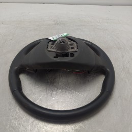 484300005R volante guida sterzo Renault Laguna MK3 2007-15 in pelle leggermente usurato comandi al volante