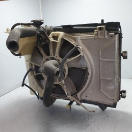 167110N011 elettroventola radiatore condensatore A/C Toyota Yaris JPP 1.4 D-4D 1999-05 ATTENSIONARE FOTO