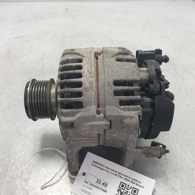 045903023 alternatore generatore elettrico Volkswagen Fox 1.4 tdi 75cv 2005 90A Bosch