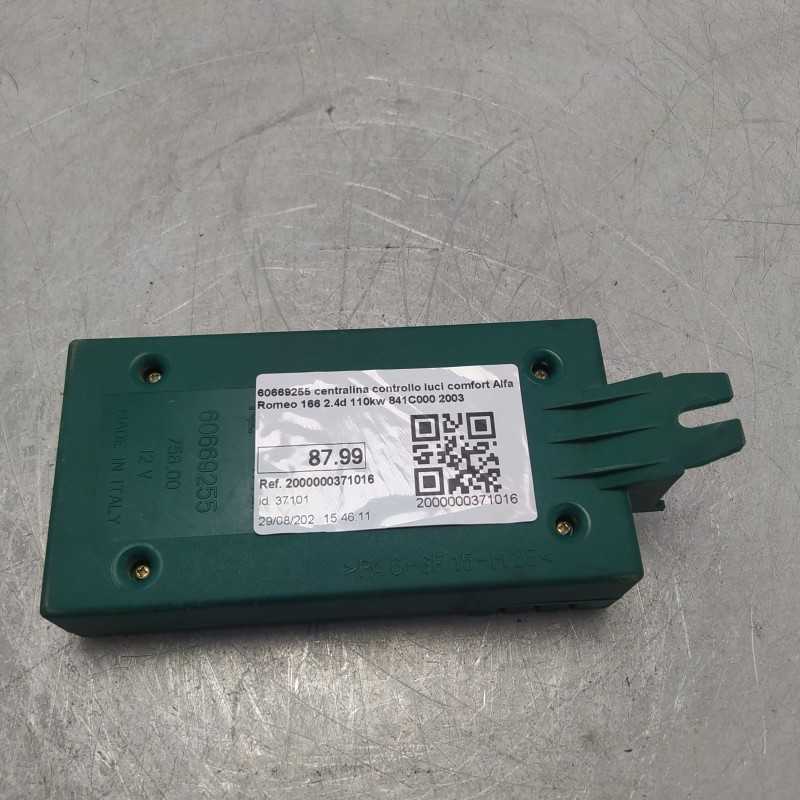 60669255 centralina controllo luci comfort Alfa Romeo 166 2.4d 110kw 841C000 2003