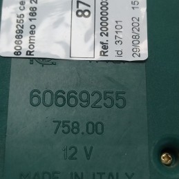 60669255 centralina controllo luci comfort Alfa Romeo 166 2.4d 110kw 841C000 2003
