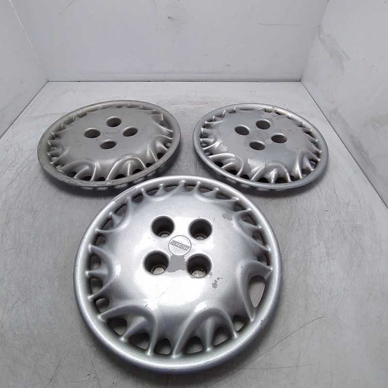 SET 3 PEZZI COPRI CERCHIO COPPA COPPETTA BORCHIA 13 FIAT SEICENTO 1998