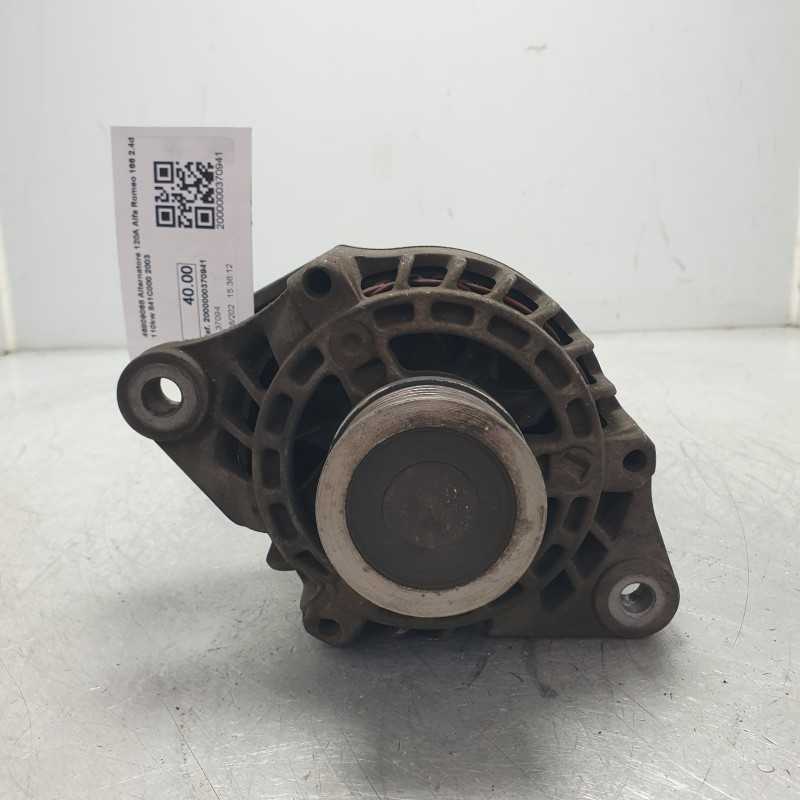 46809068 Alternatore 120A Alfa Romeo 166 2.4d 110kw 841C000 2003