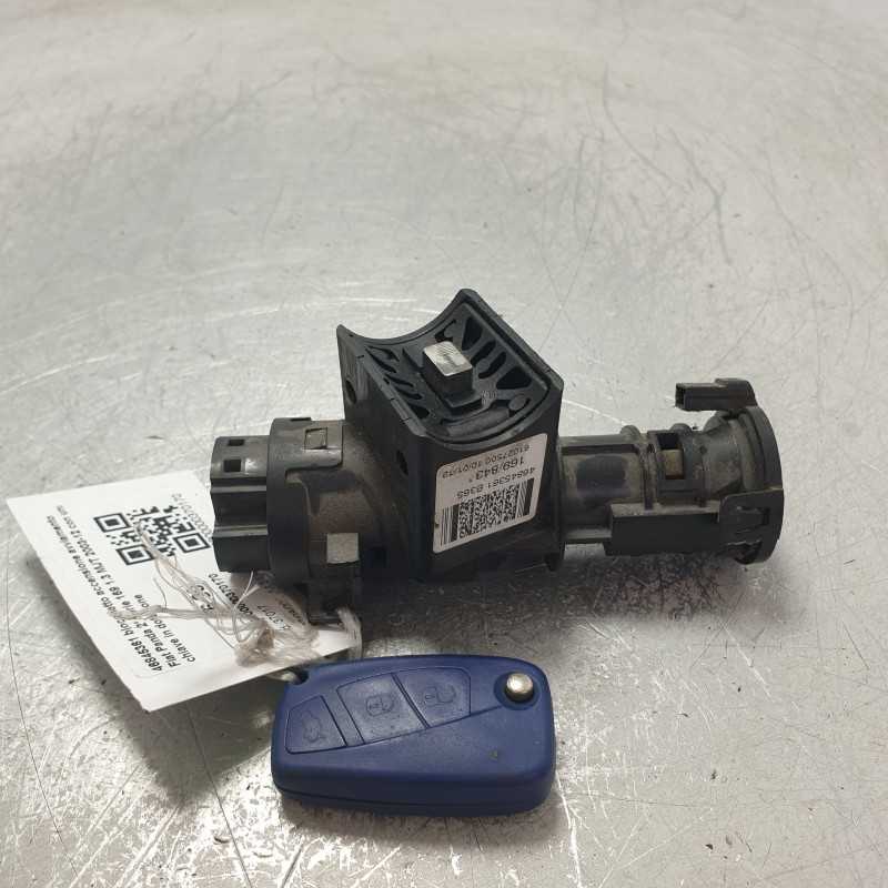 46845361 blocchetto accensione avviamento Fiat Panda 2° serie 169 1.3 MJT 2003-12 con una chiave in dotazione