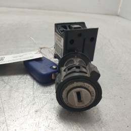 46845361 blocchetto accensione avviamento Fiat Panda 2° serie 169 1.3 MJT 2003-12 con una chiave in dotazione