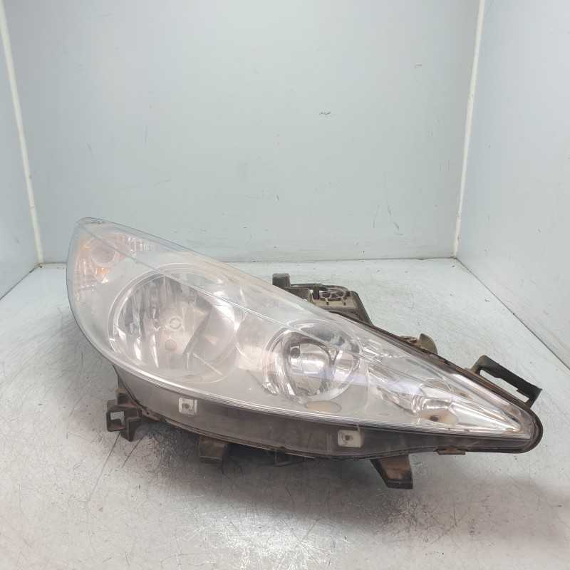 620695 Faro fanale proiettore frontale dx Peugeot 207 2006-09 1 GANCIO ROTTO